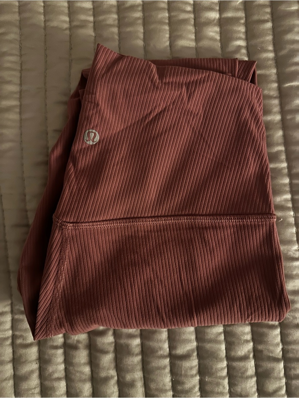 Lululemon Ribbed High-Rise Leggings - Pink
